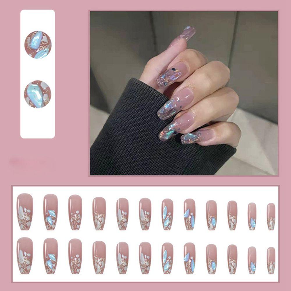 MELODG Hộp 24 Móng Tay Giả Múa Ba Lê