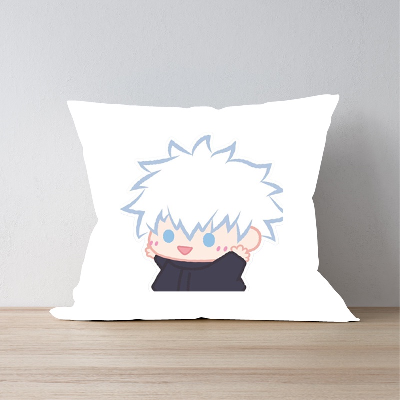 Gối in hình JUJUTSU KAISEN VER TẬP THỂ DỤC chibi anime xinh xắn tiện lợi chất đẹp