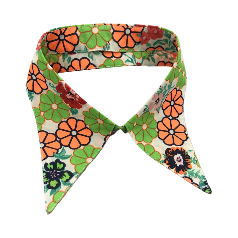 Khăn Quàng Cổ In Hoa Thời Trang 2022 Giản Dị Dành Cho Nữ Sinh