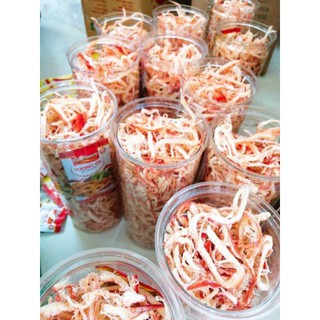 Mực Hấp Dừa Xé Sợi