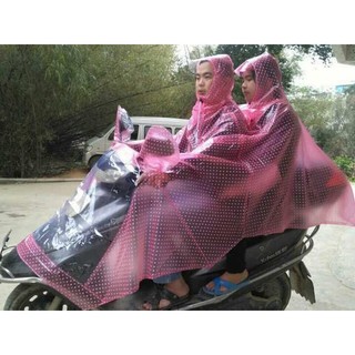 Áo mưa chấm bi