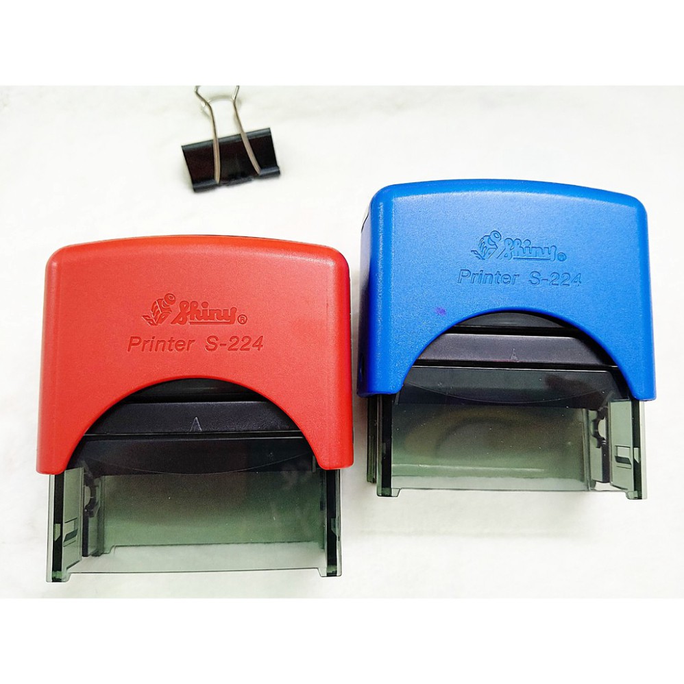 Khắc Con Dấu 3-4 Dòng Thương Hiệu Shiny S224, 58x22mm - Khắc dấu HM