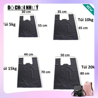 Túi nilong đen hai quai Đen ,bọc xốp đóng hàng ,đựng rác