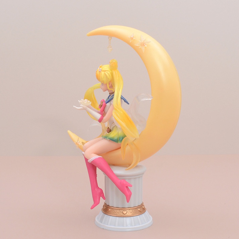 Sailor Moon Mô Hình Nhân Vật Thủy Thủ Mặt Trăng Bằng Pvc Chất Lượng Cao