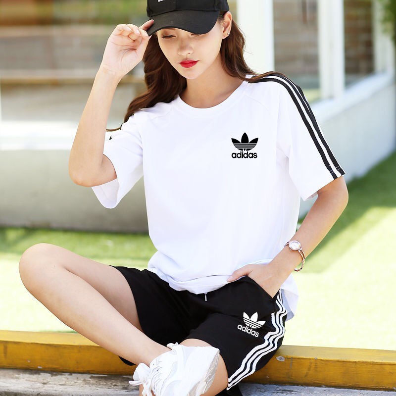 Bộ Đồ Thể Thao Ngắn Tay Adidas 5.14 Thời Trang Mùa Hè Dành Cho Cặp Đôi