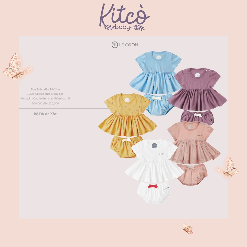 LE COON Bộ đồ áo xoè