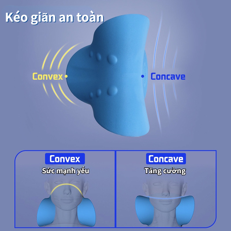 gối kê cổ,dụng Cụ Kéo Giãn Vai Cổ,Mát Xa Điều Chỉnh Cột Sống Cổ,mát xa giảm đau hiệu quả-GM-TXZT-1/2