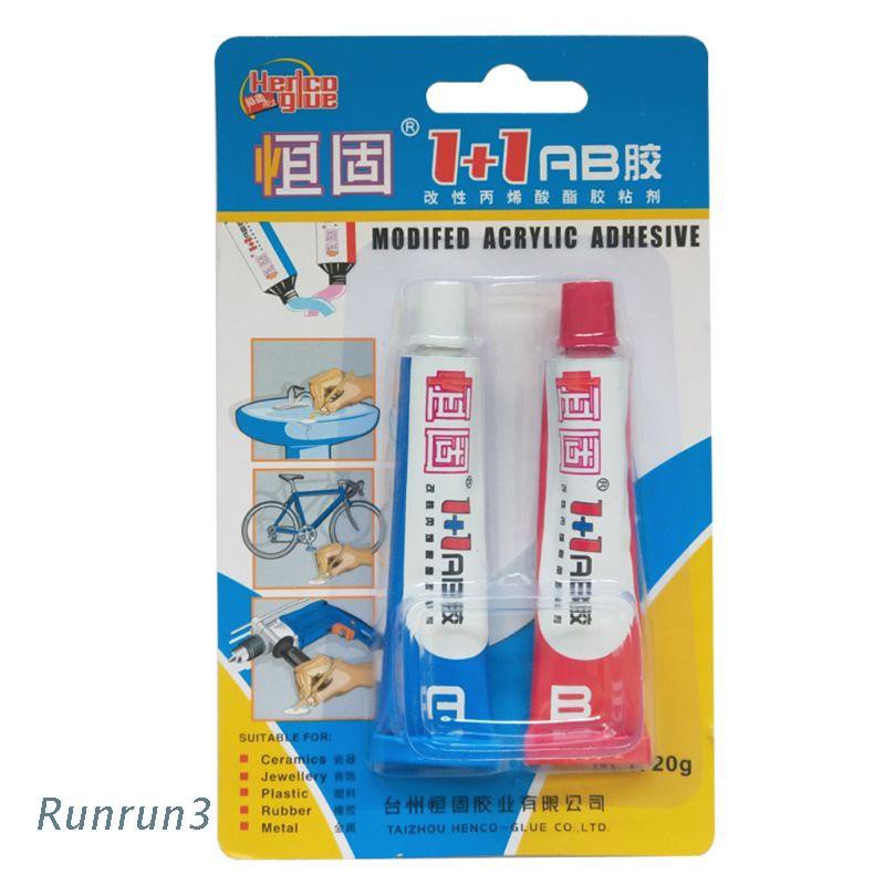 Bộ 2 keo dán AB để dán kim loại / nhựa / gỗ / kính / đồ gỗ đa năng tiện lợi