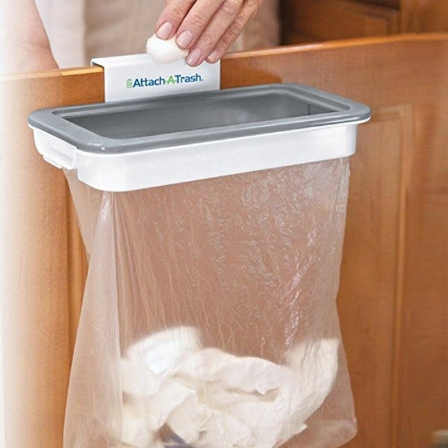 [LOẠI TỐT] GIÁ KẸP TÚI RÁC NHÀ BẾP ATTACH A-TRASH SIÊU HOT 2020 - TÚI ĐỰNG RÁC NHÀ BẾP, PHÒNG TẮM CÓ KHUNG MÓC DỄ THÁO