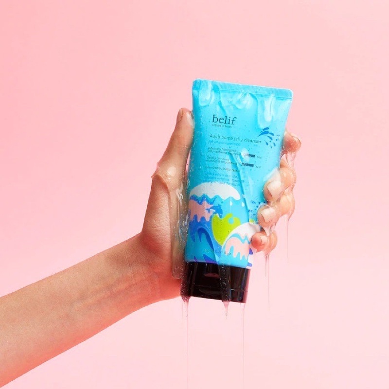BELIF 🌿 Sữa Rửa Mặt Aqua Bomb Jelly Cleanser 30ml