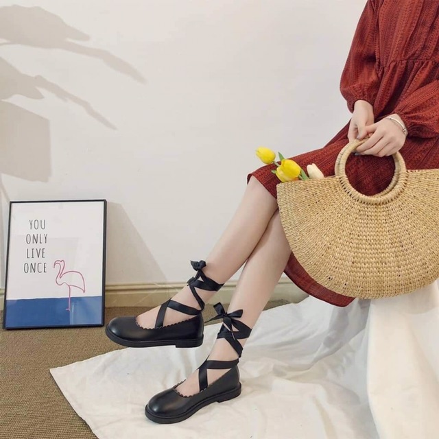 [Sale] Giày Lolita Buộc Dây - Kèm video thật ✨ | BigBuy360 - bigbuy360.vn