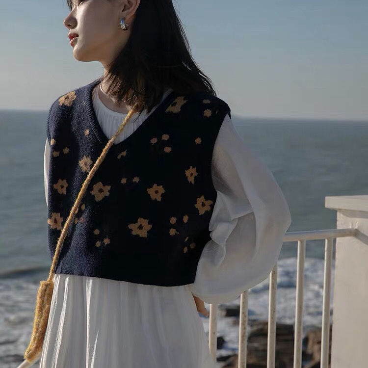 Áo không tay dáng ngắn phong cách Hàn Quốcthời trang đáng yêu cho nữ