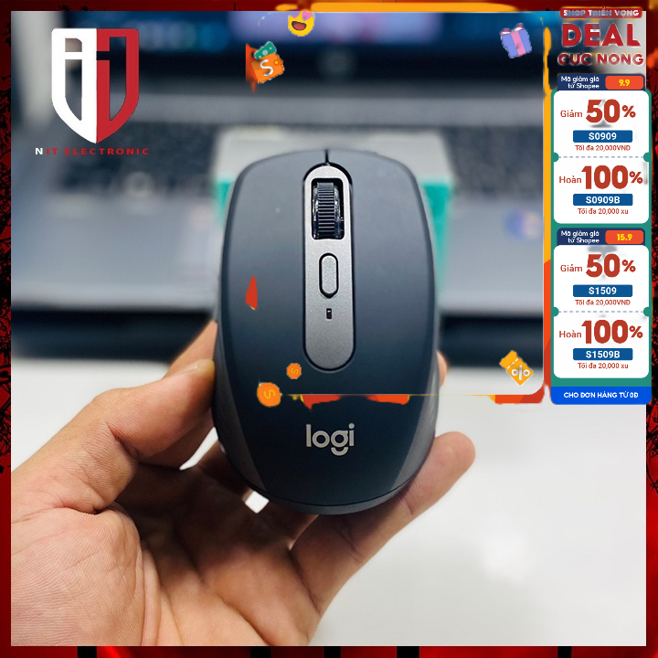 Chuột Không Dây Mouse Ko Dây Logitech G308 Multi-device silent (BH 6T) - Hàng Chính Hãng
