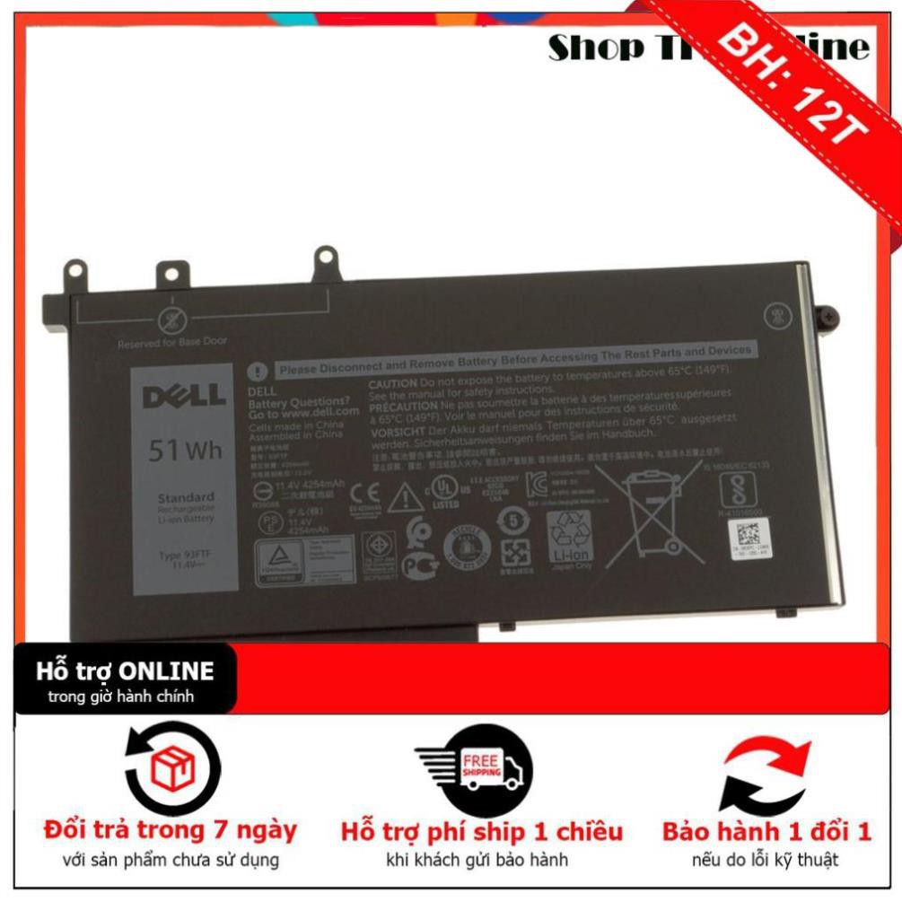 [BH12TH] ⚡ ⚡ Pin Laptop Dell Latitude E5480 (mã pin ) 93FTF Zin