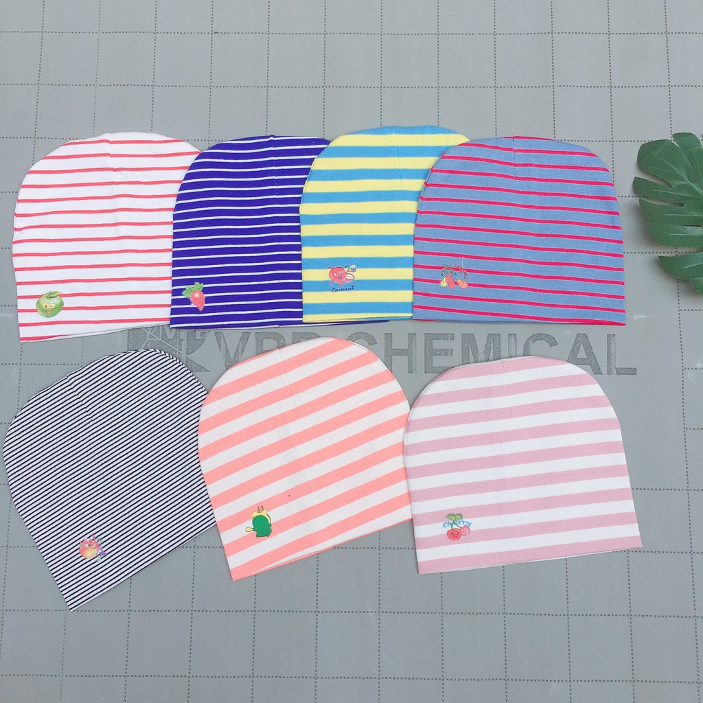 Mũ cotton cho bé trai bé gái 6-12 tháng tuổi, nhiều màu - MU27