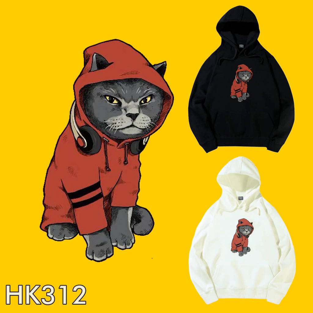 [Có VIDEO + ẢNH THẬT] Áo Hoodie nỉ bông có nón HK312