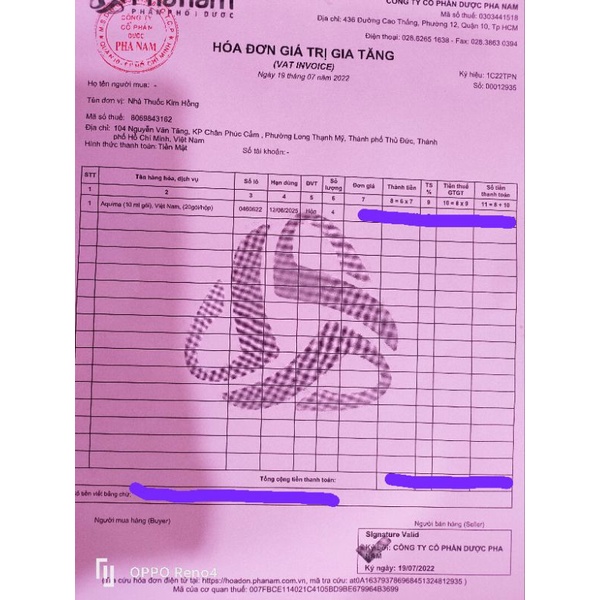 Gói sữa dạ dày Aquima