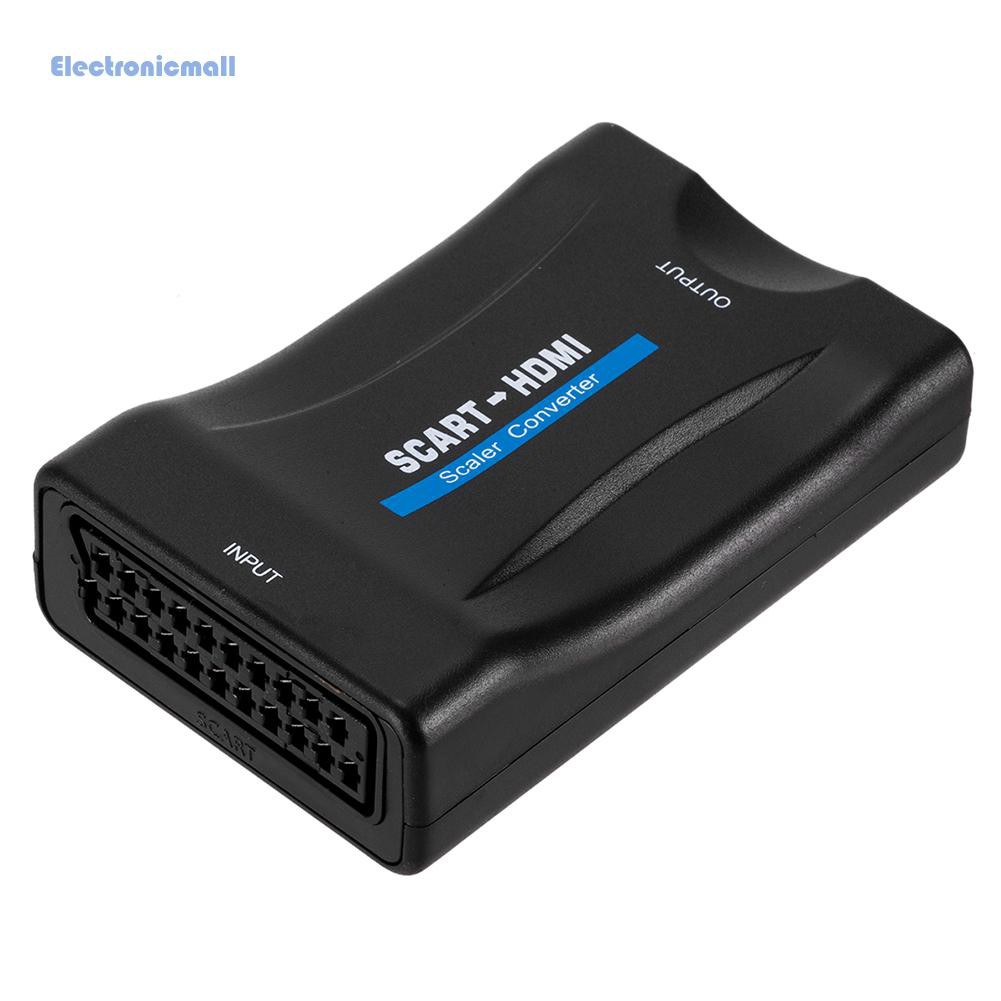 Bộ Chuyển Đổi Tín Hiệu Âm Thanh / Video Điện Tửmall01 1080p Scart Sang Hdmi