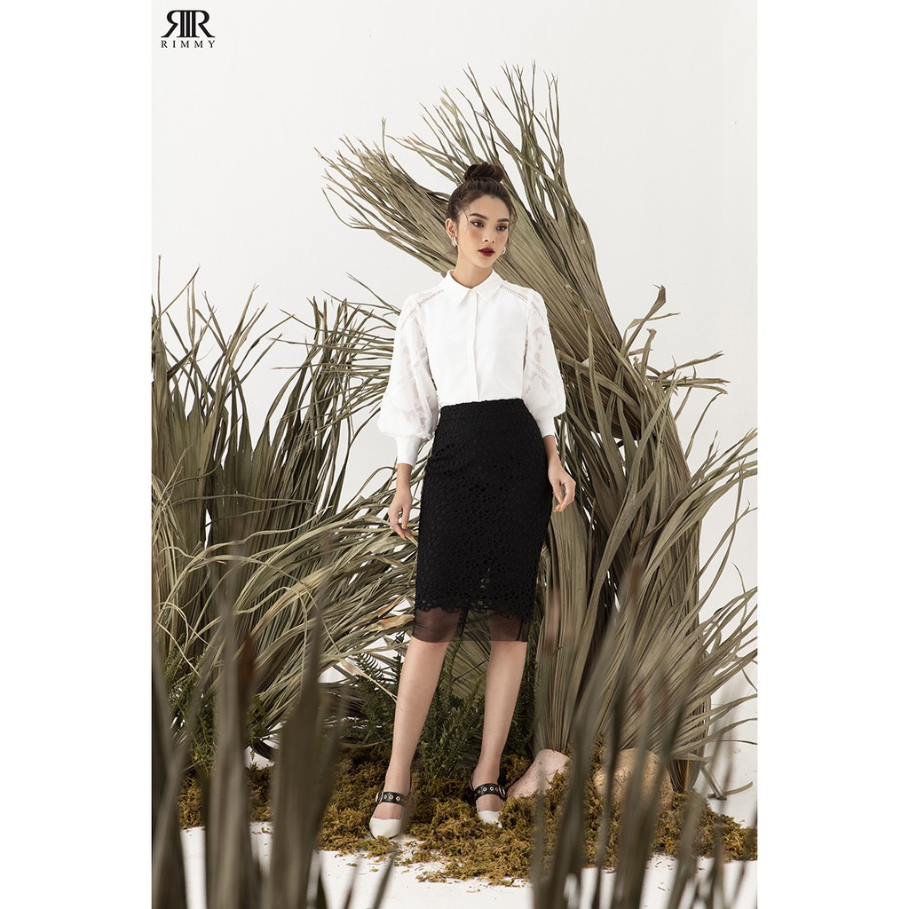 Chân váy Coral skirt- RIMMY - Đen/Trắng - CV0964 [Thiết Kế]