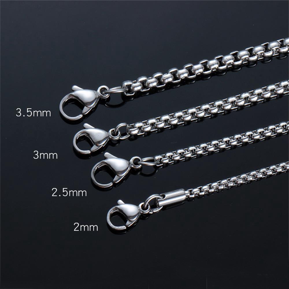 Okdeals Trang Sức Hip Hop Cá Tính Trang Sức|Vòng cổ Bằng Thép Không Gỉ Nhiều Màu Sắc