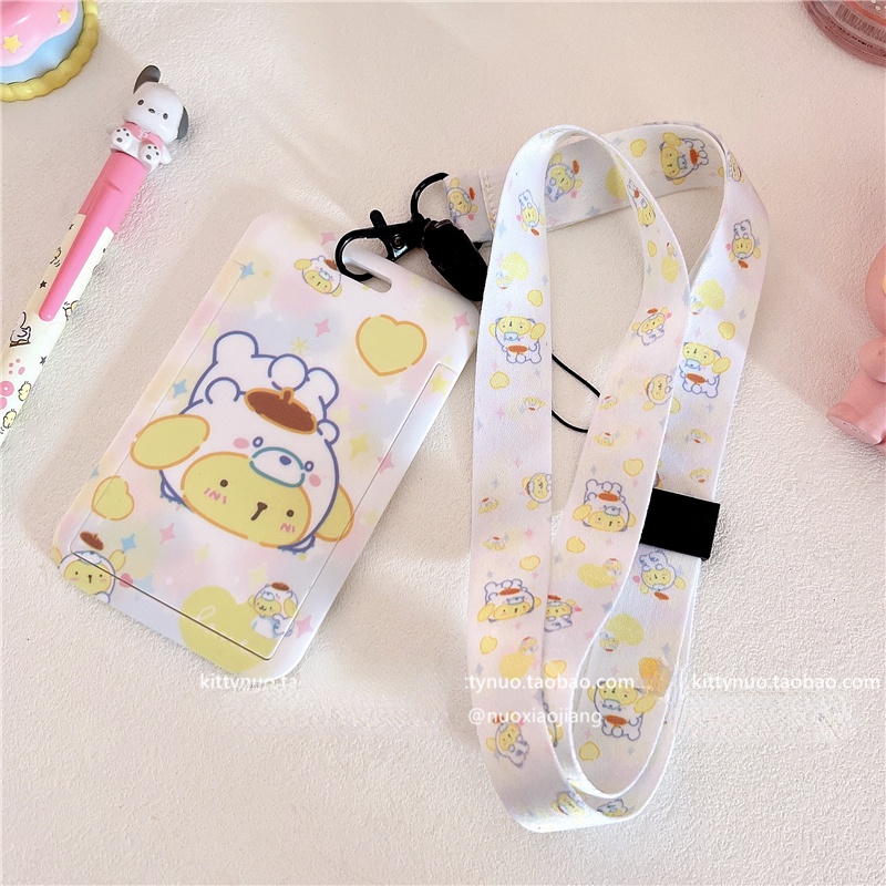 Ví Đựng Thẻ Id / Thẻ Id / Dây Đeo Cổ Họa Tiết Hoạt Hình Kuromi Sanrio Hello Kitty Dễ Thương