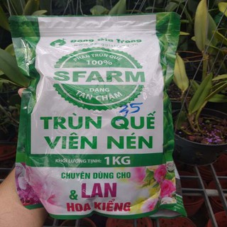 phân trùn quế viên nén 1kg