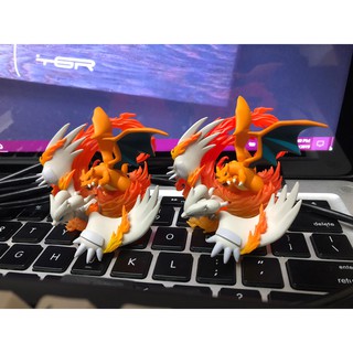 Mô hình pokemon TCG (Trading Figure Game) Charizard and Reshiram GX Tag Team [Chính hãng]