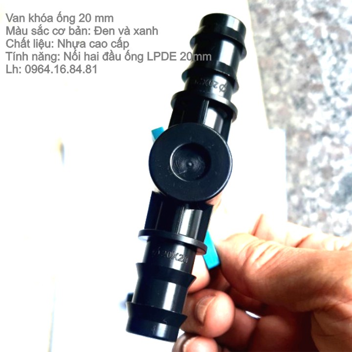 Khóa ống 20mm - Van khóa ống 20mm chất lượng cao
