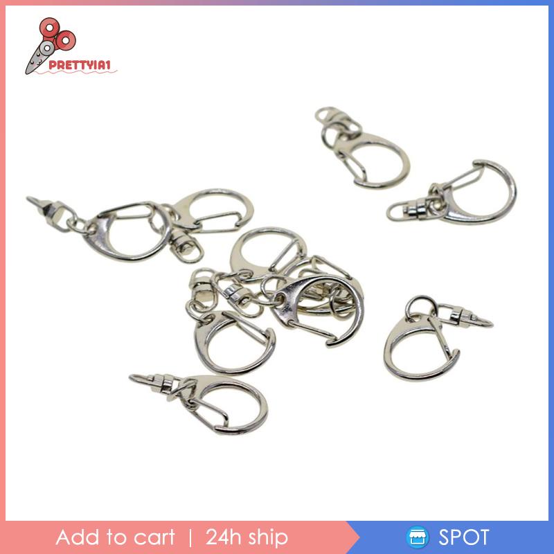 [Prettyia1] Set 10 Móc Khóa Tôm Hùm Bằng Hợp Kim