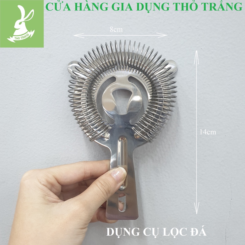 Dụng Cụ Lọc Đá Pha Chế Cocktail Bằng Thép Không Gỉ