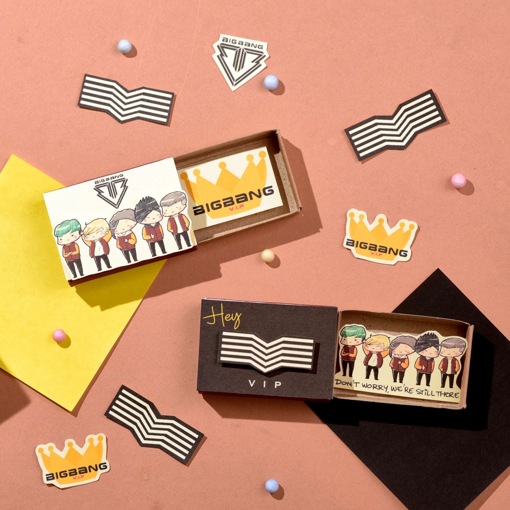 Thiệp Hộp Diêm KPOP BIGBANG