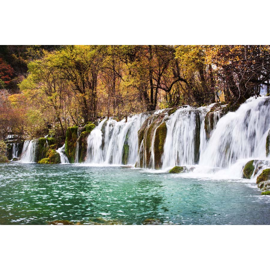 Tranh 3d thác nước chảy trong lành, độc đáo riêng cuốn hút