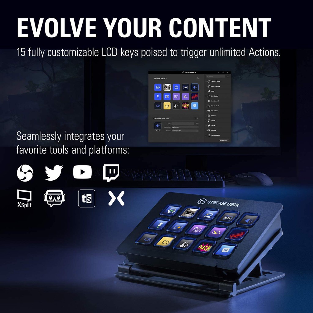 Thiết bị Stream Elgato Stream Deck 15 phím