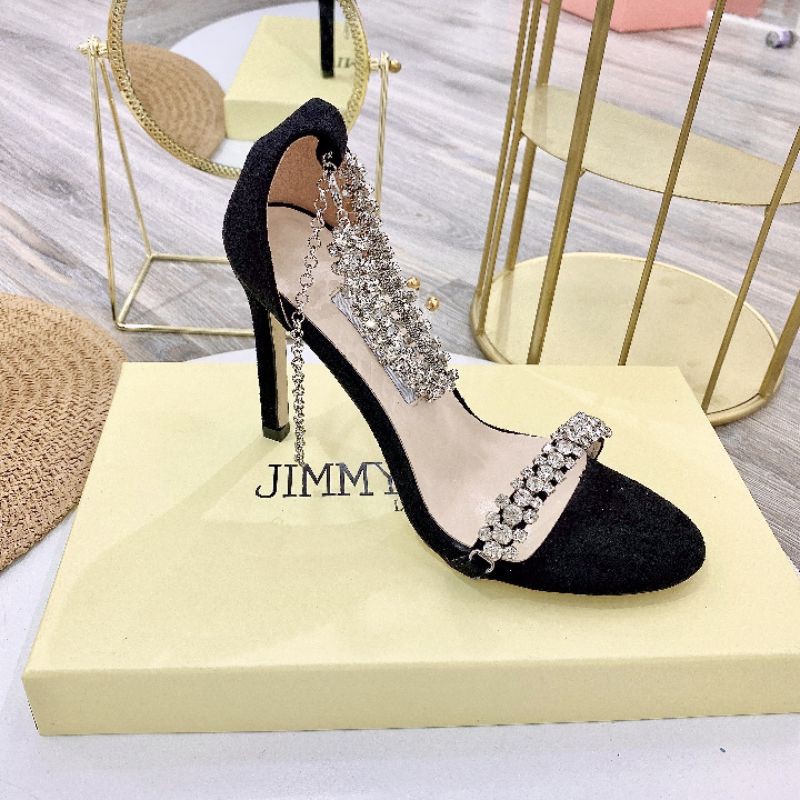 JH Sandal Quai Đá 9p Jimmy Gót Nhọn Mềm Êm Fullbox Bill Túi Cao Cấp