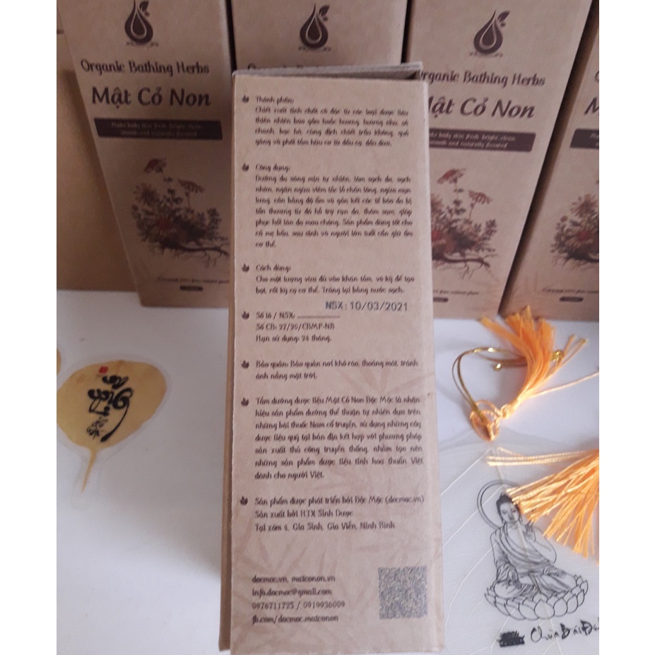 [CHÍNH HÃNG] Tắm Dưỡng Dược Liệu Mật Cỏ Non Độc Mộc Sinh Dược -  MẸ BẦU và SAU SINH ĐẸP DA RẺ , KHỎE THÂN