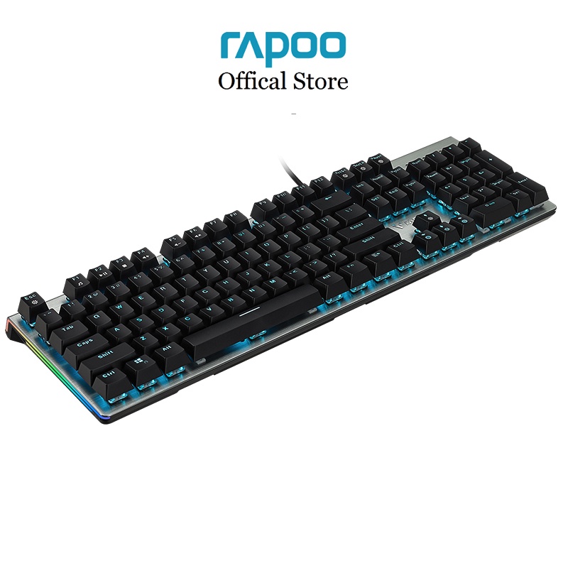 Bàn phím Quang học gaming Rapoo V530 SIDE-RGB bề mặt hợp kim nhôm sang trọng