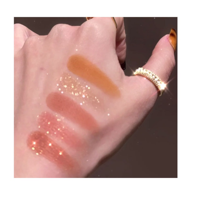 Bảng phấn mắt Lameila 9 màu chống thấm nước lâu trôi Wustore học sinh trang điểm nhẹ nhàng hàng ngày