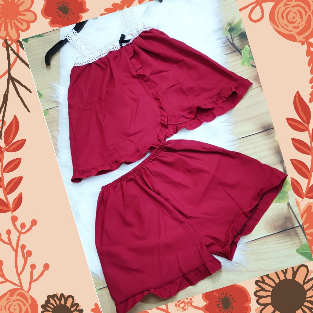 Đồ ngủ nữ 2 dây nữ sexy lụa💖XẢ KHO BÁN LỖ💖 bộ ngủ mùa hè mặc nhà dễ thương size dưới 58kg | BigBuy360 - bigbuy360.vn