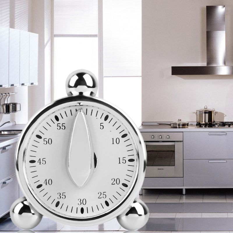 Đồng Hồ Hẹn Giờ Nấu Ăn 60 Phút Thiết Kế Nhỏ Gọn Tiện Dụng Cho Nhà Bếp