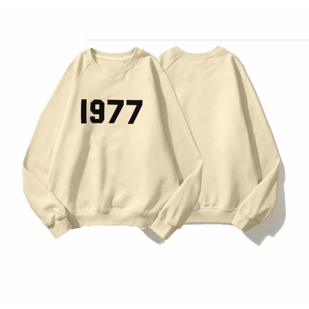 Áo Sweater Nam 1977 Chất Nỉ Mềm Chui Đầu Form Rộng Mặc Đẹp Cá Tính Hot Trend NEW UNISEX