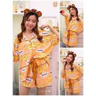 Đồ ngủ pijama lụa hàn cánh dơi form 40-65kg