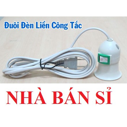 [Giá Sốc] Đuôi Đèn Lõi Đồng Có Công Tắc + Liền Dây Dài 1.5m Hàng Xịn (Chính Hãng)