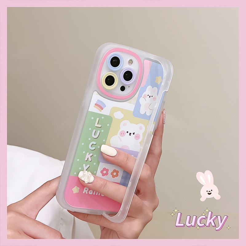 Ốp Điện Thoại Có Giá Đỡ Hình Gấu Cho iphone7 / 7plus / 8 / 8plus / xs / 11 / 12 / 13 / 14 / pro / max / plus / promax