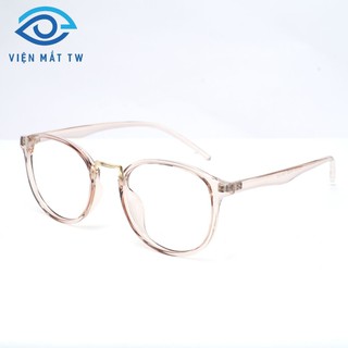 Gọng kính tròn chất liệu nhựa dẻo 4 màu phụ kiện thời trang nữ Vienmattw1.Official 209