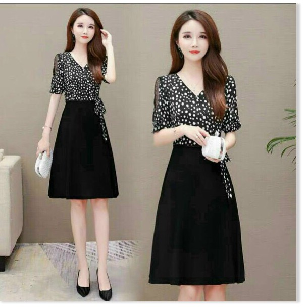 ĐẦM LỤA THIẾT KẾ HỌA TIẾT ĐƠN GIẨN NHƯNG KHÔNG KÉM PHẦN SANG TRỌNG THỜI TRANG MỚI KME