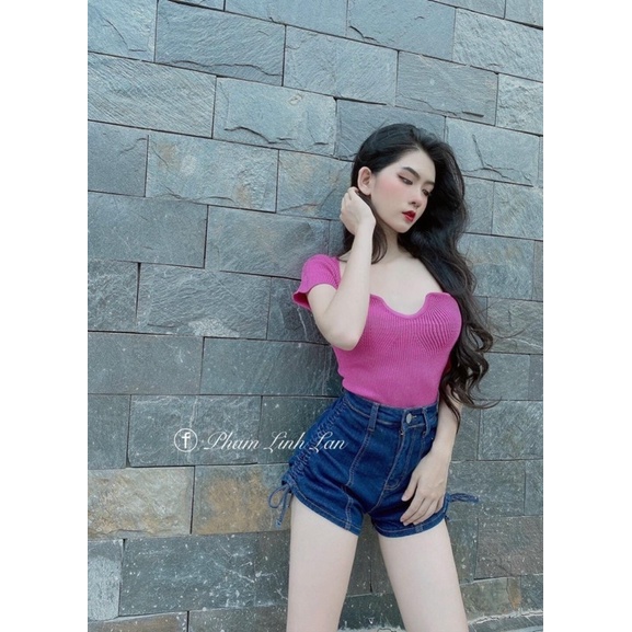 BODY SUIT LEN TĂM CỔ LƯỢN CHẤT ĐẸP MS14222 | BigBuy360 - bigbuy360.vn