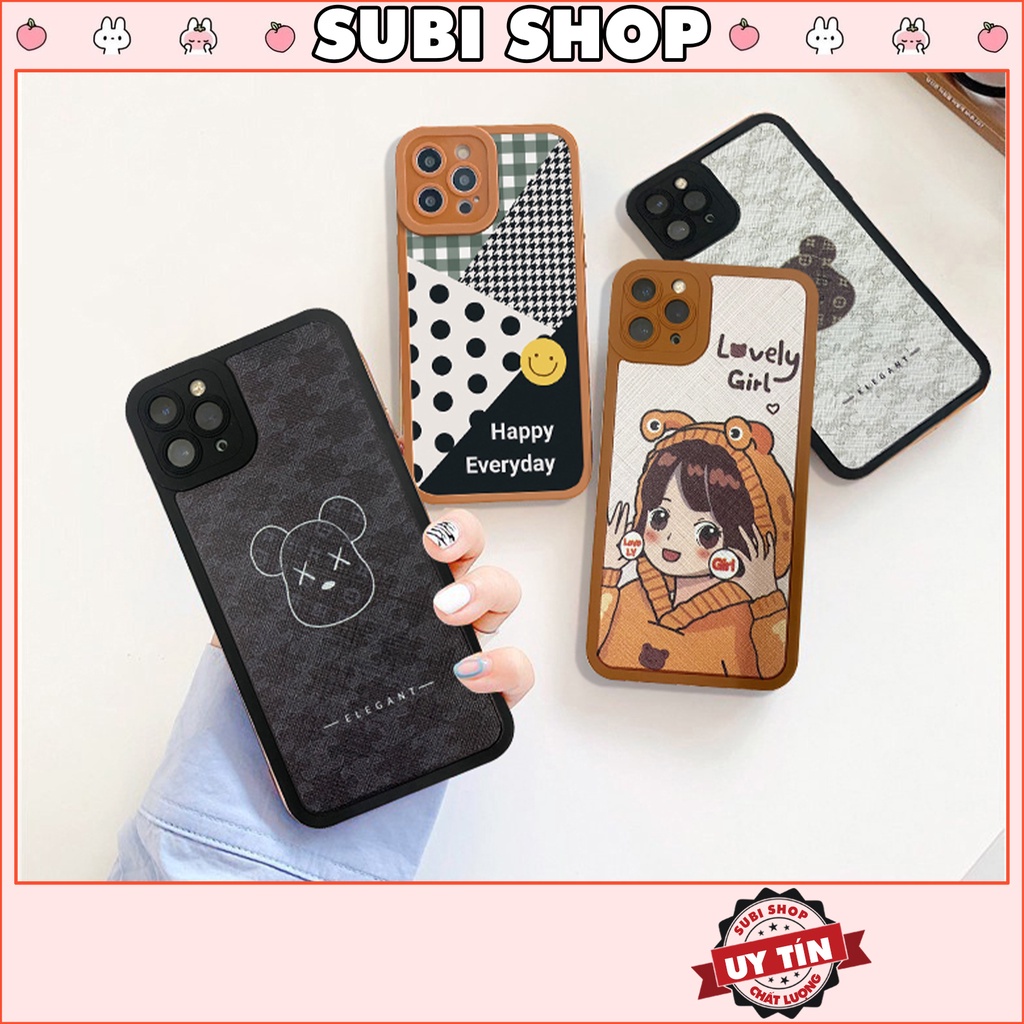 Ốp Lưng iPhone Cạnh Vuông Bảo Vệ Cam Viền Nổi HOT 6/6plus/6s/6splus/7/7plus/8/8plus/x/xs/11/12/13/pro/max/plus/promax