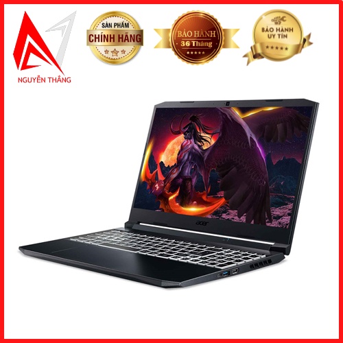 Laptop Acer Nitro 5 Gaming AN515 57 54MV i5 11400H/8GB/512GB/4GB RTX3050/144Hz/Win11 chính hãng