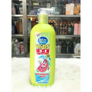 Sữa Tắm Gội Xả Cho Trẻ Em White Rain Kids 3 In 1 Watermelon 783ml