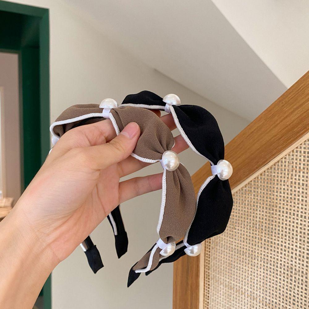 Băng Đô Vải Màu Trơn Phong Cách Hàn Quốc Sang Trọng VANES1